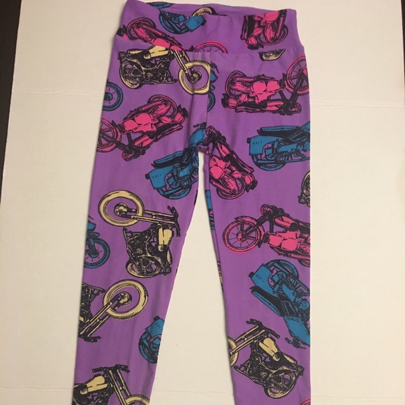 LuLaRoe Pants - LulaRoe motorcycle pattern leggings